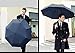 mysuntown Windproof Auto Open Close Travel Umbrella Fiberglass Reinforced 8-Rib Umbrella