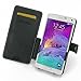 Samsung Galaxy Note 4 PDair Black Leather Book-Style Cover