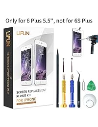 Pantalla de repuesto compatible con iPhone 6 Plus (blanco).