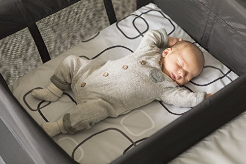 4Moms Breeze Playard Bassinet Sheet, Silver/Grey