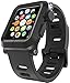 LUNATIK EPIK Polycarbonate Case and Silicone Strap for Apple Watch Series 1, Black/Black