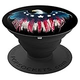 American Flag Bald Eagle - PopSockets Grip and