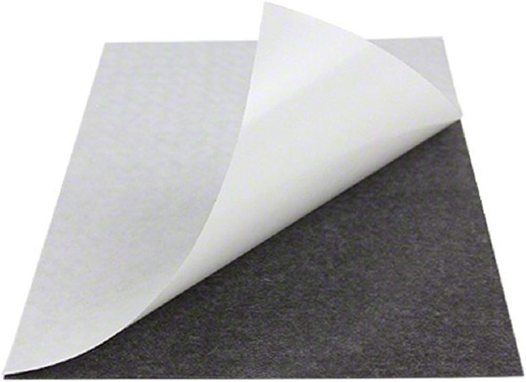 Magnet Valley 250 sheets 5" x 7" Magnetic (12 mil) Super-Thin Adhesive Magnet Peel and Stick