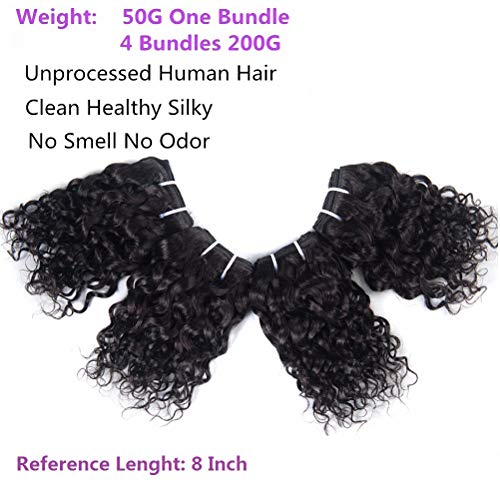 Brazilian-Human-Hair-Weave-Ocean-Wave-4-Bundles-Wet-And-Wavy-Brazilian-Virgin-Hair-Remy-Hair-Extensions-Water-Wave-100-Unprocessed-8A-Grade-Natural-Wave-Natural-Black-Color-10-Inch-50gpc