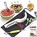 The Sapores MelonEssentials - 304 Stainless Steel Watermelon Melon Cutter Slicer Corer Server Knife, Melon Baller Scoop and 5 Fruit Forks