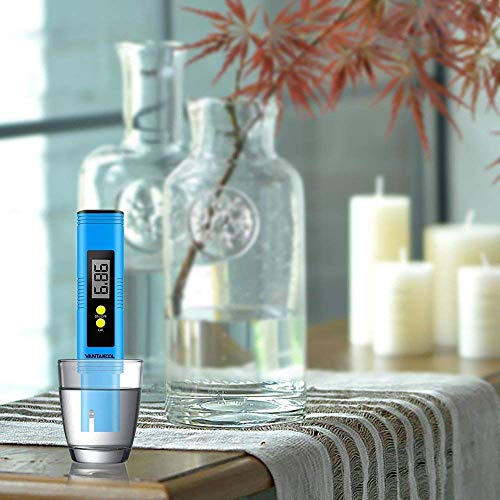VEROSKY Digital PH Meter, PH Meter 0.01 PH High Accuracy Water Quality Tester with 0-14 PH Measurement Range for Household Drinking, Pool and Aquarium Water PH Tester Design with ATC - Thumbnail 4