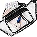 360 DESIGN BOX Clear Fanny Pack, Adjustable Transparent Clear Waist Bag, NFL Stadium Approved Clear Purse, Festival Clear Bag
