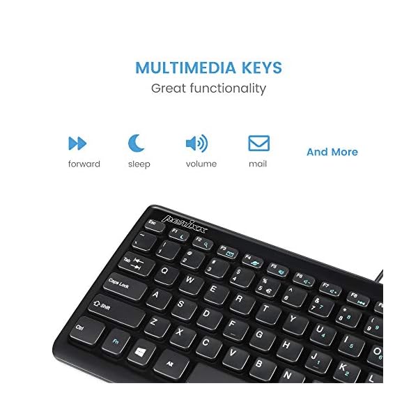 Perixx-PERIBOARD-407B-Mini-Keyboard-Wired-USB-Interface-Piano-Black-320x141x25mm-Dimension-Chiclet-Key-Design-UK-Layout Perixx PERIBOARD-407B, Mini Keyboard - Wired USB Interface - Piano Black - 320x141x25mm Dimension - Chiclet Key Design…