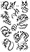 Supperb® Temporary Tattoos - Small Dragons (Small Dragons)