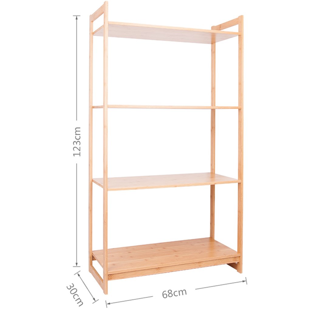 QWERDD Living Room Marco de bambú estantería Creativa Cocina del ...