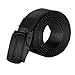 Rzting Men Belts, Nylon Canvas Waist Belt with YKK Plastic Buckle for Jeans, Trouser Belts (Men Canvas Belts, Medium)