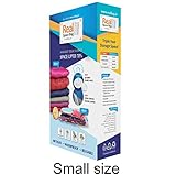 Real Space Bag Vacuum Storage Bags for Clothes (Small Size - 50 X 70 CM) - Set of 3 Bags