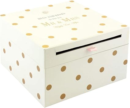 Mad Dots - Caja para guardar invitaciones de boda: Amazon.es: Oficina y papelería