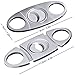 2 Pcs Cigar Cutters Guillotine, maxin Stainless Steel Double Guillotine Cutter Blades Perfect for Robustos and Churchill Cigars