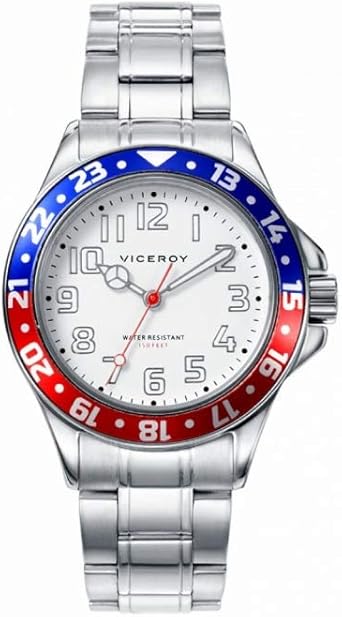 Viceroy Reloj Analogico para Chicos de Cuarzo con Correa en Acero Inoxidable 42205-05