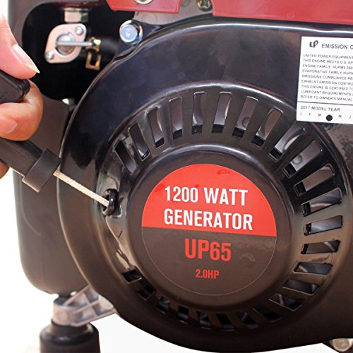image for Goplus 1200 Watt Gasoline Portable Generator Gas Powered 2 Stroke 63cc