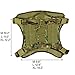 Ultrafun Tactical Dog Harness with Patches Pouches Handle, Molle Vest for Dogs (CP, L)
