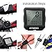 Enkeeo Wired Bike Computer Bicycle Speedometer Bike Odometer with Backlit Display, Current/AVS/MAX Speed Tracking, Auto ON/OFF, Stopwatch Multifunction for Cyling
