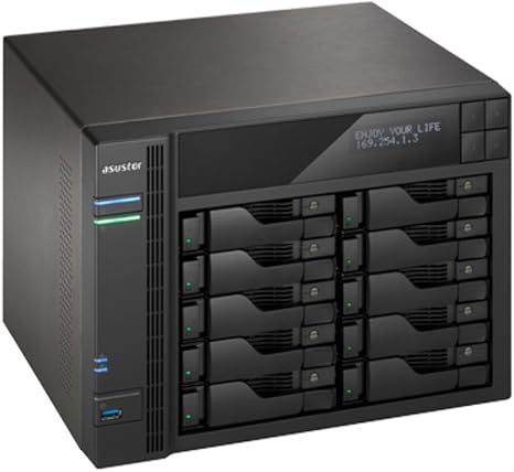 Asustor AS7010T - Servidor NAS, Color Negro: Amazon.es: Informática