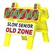 Amscan Mini "Old Zone" Barricade, Party Favor, 4 1/2" x 4 1/4", Yellow - 210027 primary
