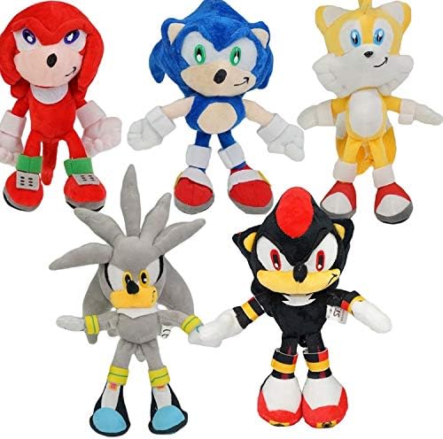 jgzwl Game plush toys5pcs/set 23cm Sonic Movies & Tv Game Plush Doll Toys