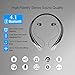 Bluetooth Headphones, MiluoTech Retractable Neckband Earbuds HD Stereo Wireless Headset Noise Cancelling Sweatproof Earphones with W / Mic for Sport Entertainment (Black)