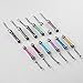 Mini Stylus 12Pcs Colorful Stylus Crystal Capacitive Mini Stylus Touch Jack Dust Cap Pen for iPhone Samsung Galaxy S6 Android Tablets Smartphones (12Pcs Mini Styluses Pens)