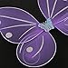 kilofly 6 Sets Angel Butterfly Wings Fairy Wands Princess Dress Up Costume