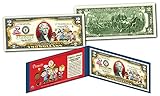 THE PEANUTS GANG $2 U.S. Bill - Charlie Brown with Snoopy - Woodstock - FRANKLIN