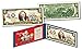 THE PEANUTS GANG $2 U.S. Bill - Charlie Brown with Snoopy - Woodstock - FRANKLIN