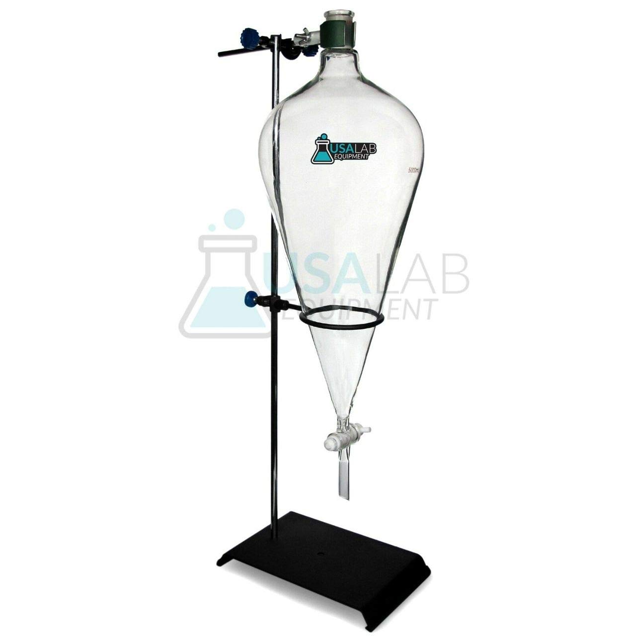 USA Lab 5000mL 5L Separatory Funnel with PTFE Valve