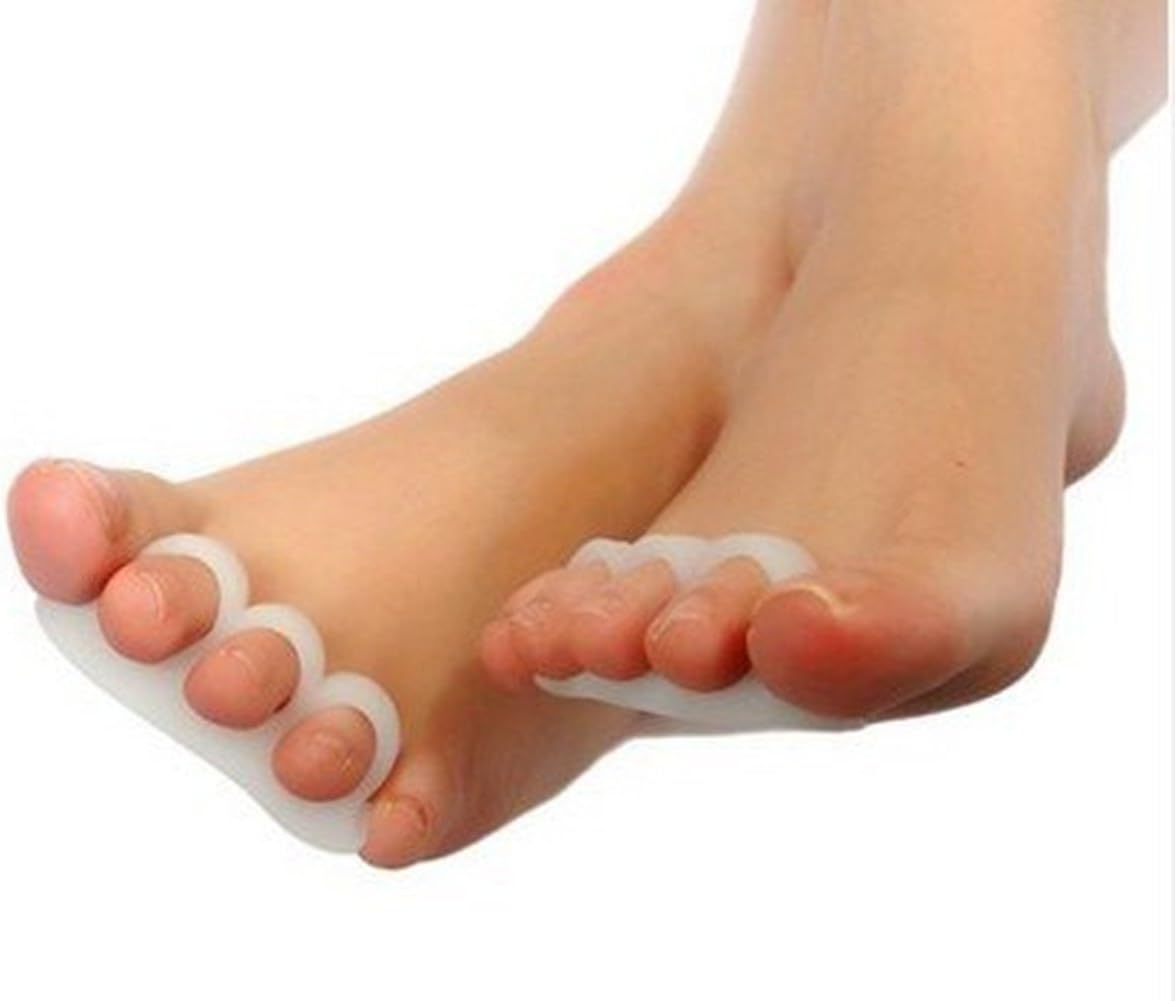 2 Pair Pedimend Medicated Silicone GEL TOE SQUEEZING AVOIDING SEPRATOR, Separates & Cushions Toes / Feet, Bunion Pain Relief - Image 4