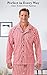 PajamaGram Christmas Pajamas for Men - Warm Mens Fleece Pajamas, Red/White, MD