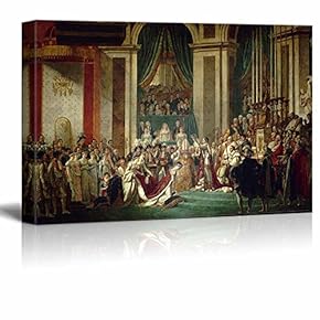 The Coronation of Napoleon by Jacques-Louis David - Canvas Print