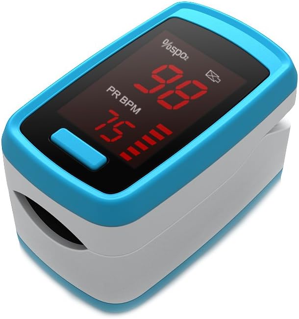 Misuratore Pressione Da Braccio Zidwzidwei Pulsossimetro A Portata Di Mano LED Saturazione Dell Misuratore Glicemia - Foto 13