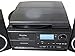 TechPlay ODC128BT 3-Speed Turntable with Cassette Player/Recorder, CD,MP3 SD Card / USB Player, Digital AM / FM Radio, AUX in, Line Out Alarm Clock , Remote and External Speakers (Black Wood)thumb 2