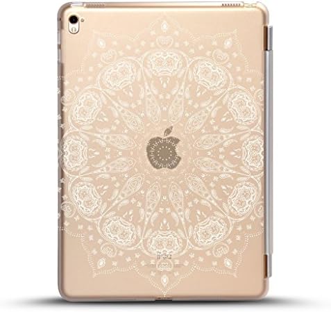 iPad mini 4 case , Come with Pink detachable smart cover for Auto Wake/Sleep Feature, Paisley Mandala Design for New iPad Mini 4 Retina Display 2015 model