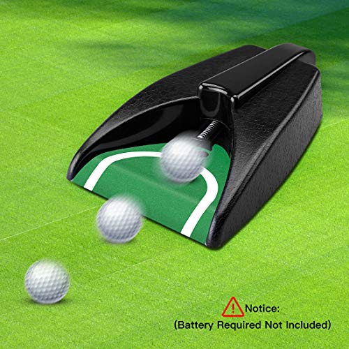 Ulalov 3 Pieces Golf Putting Alignment Mirror, Golf Training Aids for Beginner, Golf Putting Practice, Putting Golf Set with Putting Mirror, Golf Automatic Putting Cup, Arm Band