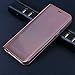 Galaxy S8 Plus Case, AICase Luxury Translucent View Window Sleep/Wake Up Function Cover Mirror Screen Flip Electroplate Plating Stand Full Body Protective Case for Samsung Galaxy S8 Plus(Rose Gold)