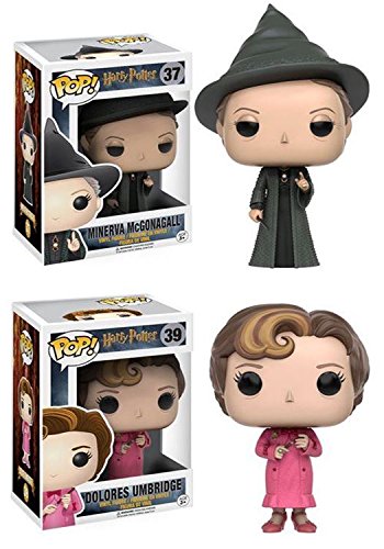 Funko POP! Harry Potter: Minerva McGonagall + Dolores Umbridge - Stylized Vinyl 2 Figure Bundle Set NEW