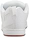 DC Men's Court Graffik XE Skateboarding Shoe, White/White/Gum, 9 D US