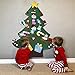 amoHome DIY Felt Christmas Tree Set 26pcs Detachable Ornaments, Wall Hanging Xmas Gifts Decorations