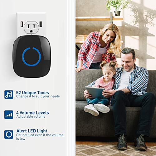 3 SadoTech+Wireless+Doorbell+Operating+Batteries