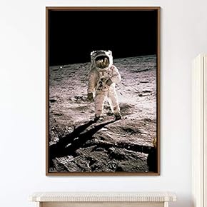 signwin Framed Canvas Wall Art Astronaut Astronomy &...