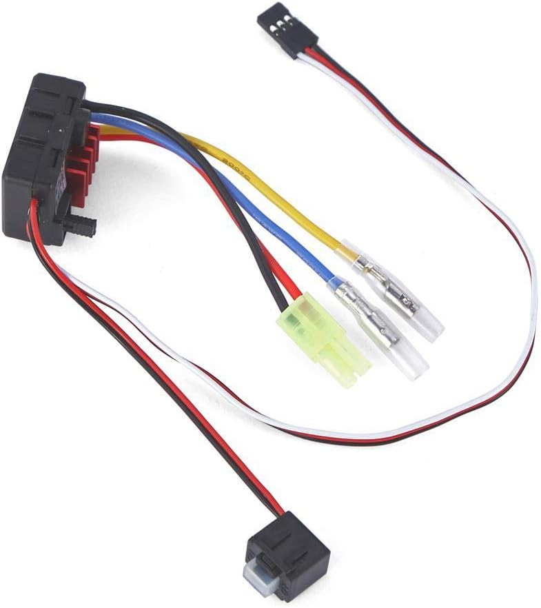 AYBSZ 2.4GHz Remote Control Model Car Toy 25A Waterproof ESC for 1:18/1:24 RC Car Waterproof ESC RC ESC Waterproof ESC