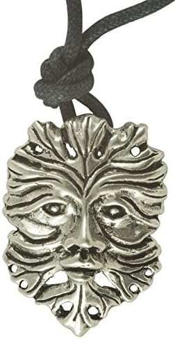 The Greenman Necklace - Solid Pewter