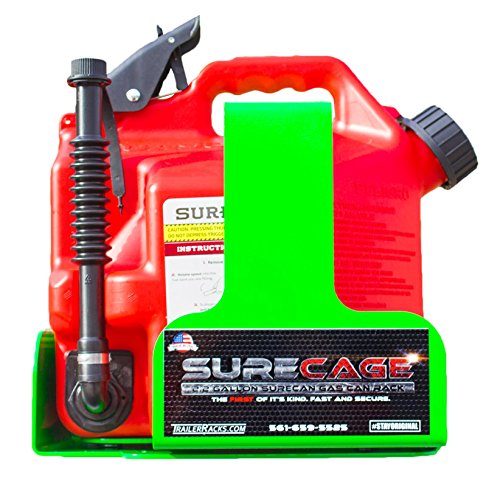Green Touch Industries The First 2 Gallon Lockable Gas Can Rack for SureCan