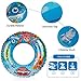 Vanmor Swim Rings Whirl Tube Colorful Pool Float Kids Cartoon Painting Inner Tubes Inflatable Donut Raft Foam Innertube Swimming Toy Set for Kids Gift Summer Beach Pool Party Decorations (3 Pack)