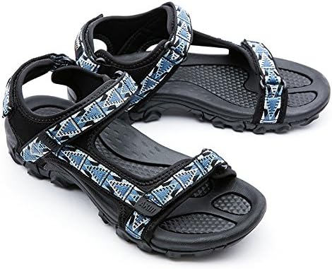 AKIII CLASSIC Unisex Casual and Outdoor Sandals Mario (8, BLUE ETHNIC)