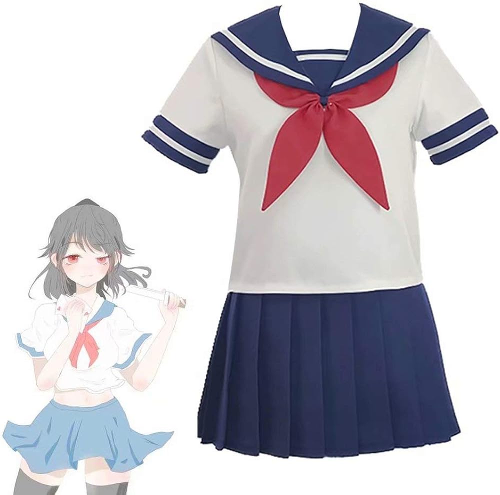 Jeu Yandere Simulator Cosplay Costume Ayano Aishi Uniforme Robe